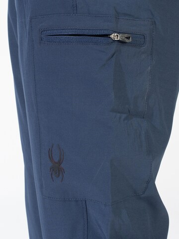 Spyder Tapered Sportbroek in Blauw