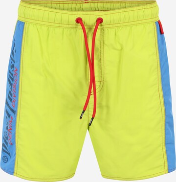 DIESEL Board Shorts 'CAY BAY' in Yellow: front