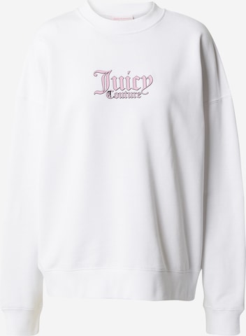 Juicy Couture Sport Sports sweatshirt 'VALENTINA' in White: front