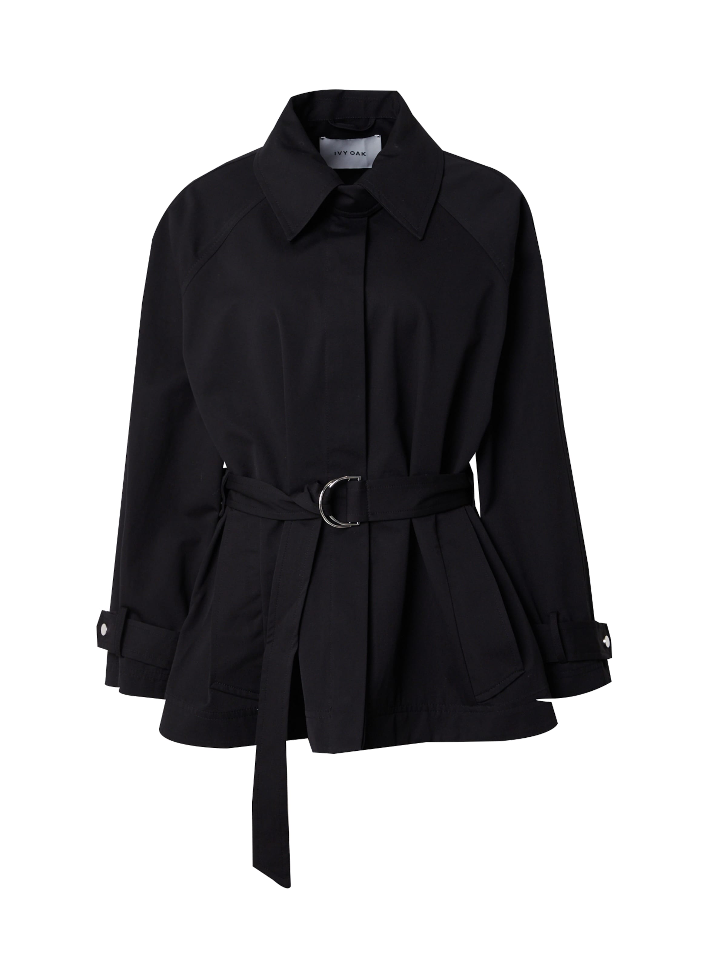 IVY OAK Prehodna jakna 'JULES' | črna barva: sprednja stran