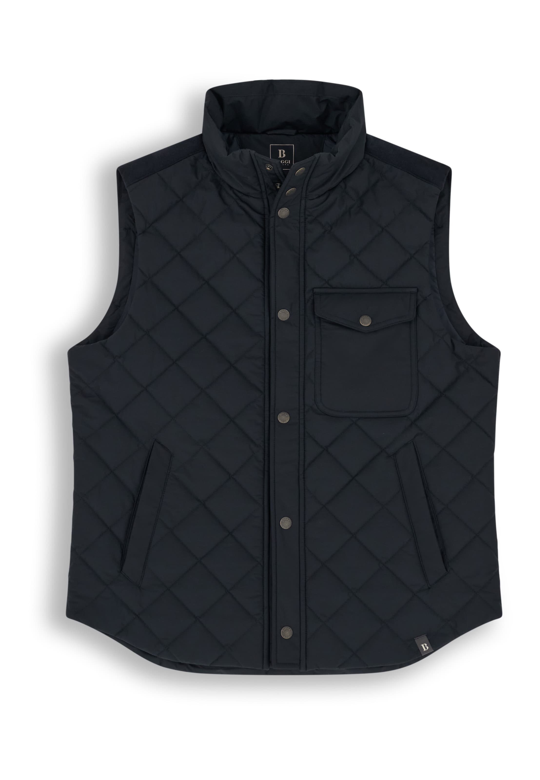 Gilet Boggi Milano en bleu : devant