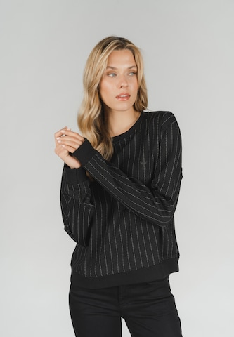 Pull-over Angels en noir : devant