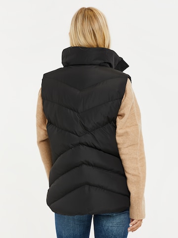 Threadbare Bodywarmer 'Hazzi' in Zwart