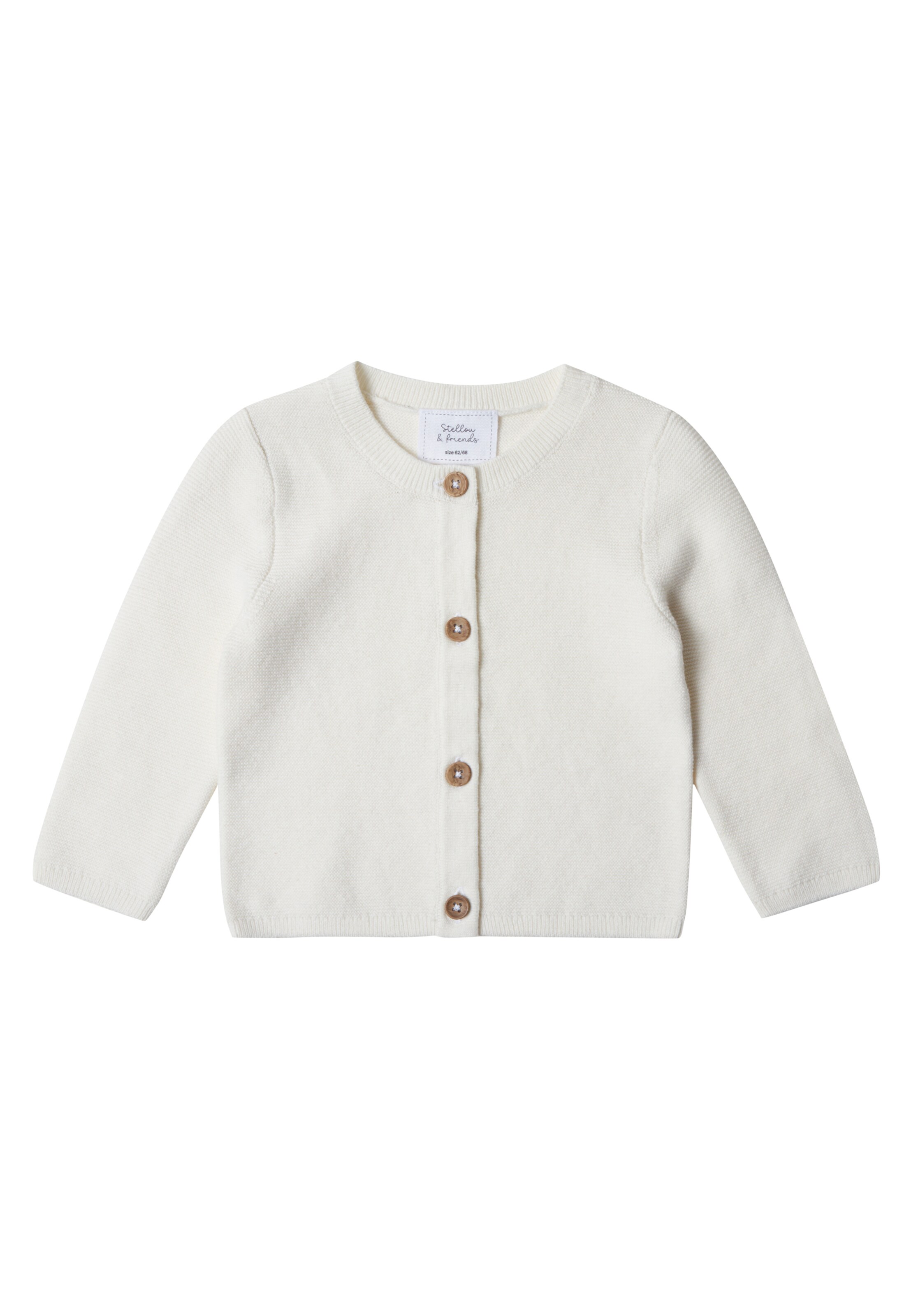 Cardigan Stellou & Friends en blanc : devant