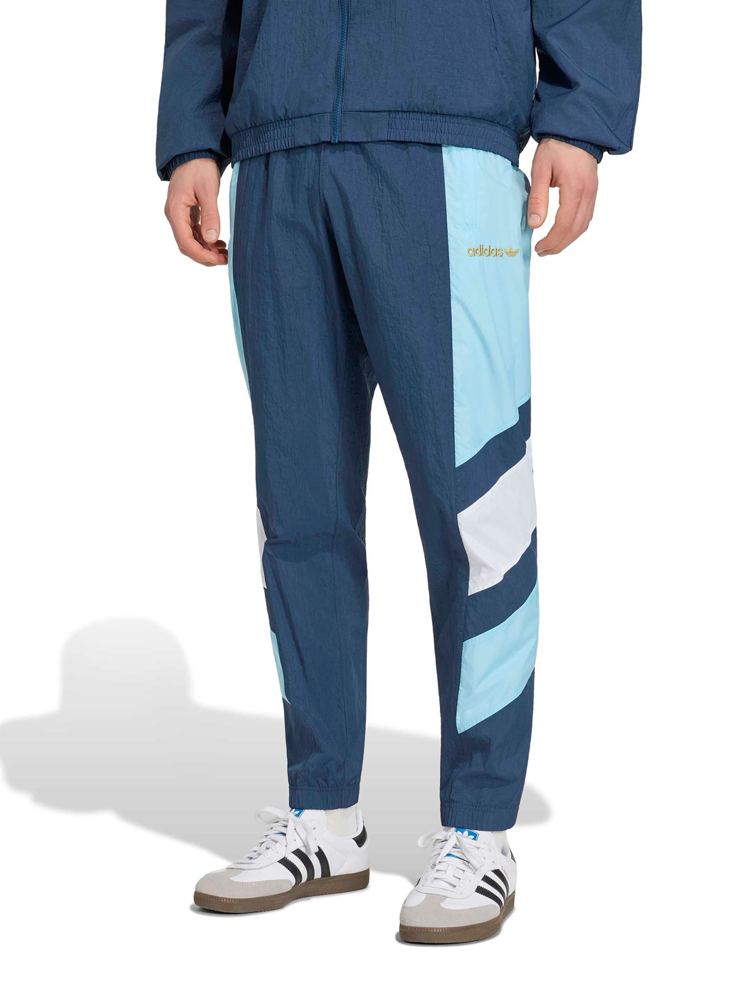 ADIDAS PERFORMANCE Tapered Sportbroek 'AFA EQT' in Blauw: voorkant