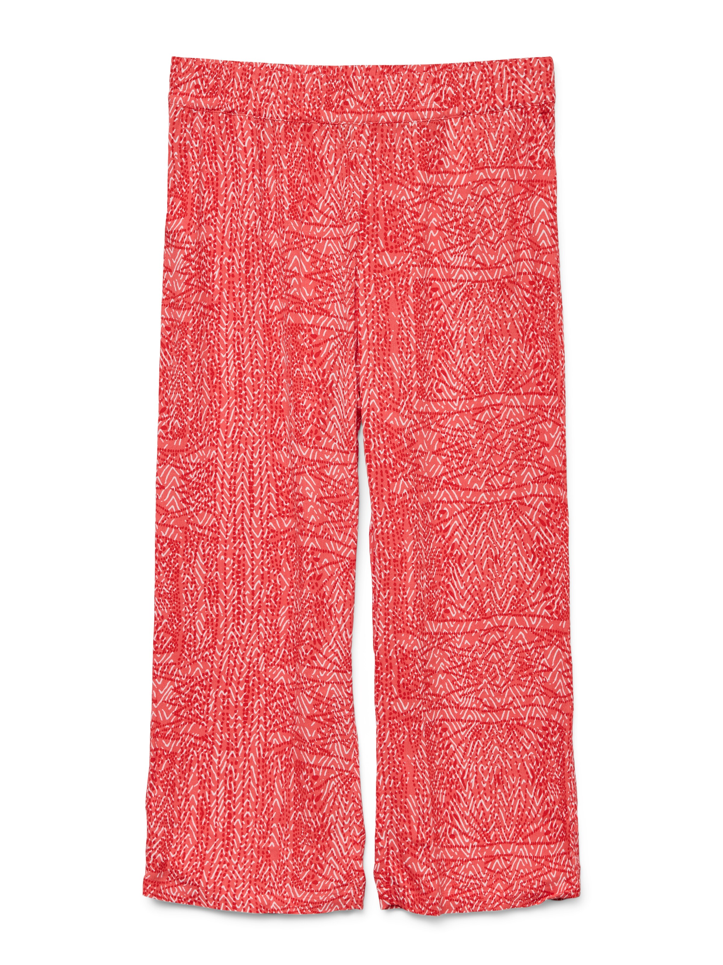 Vero Moda Curve Wide leg Παντελόνι 'VMCMENNY' σε κόκκινο: μπροστά