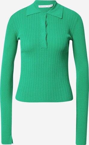 Warehouse - Pullover em verde: frente