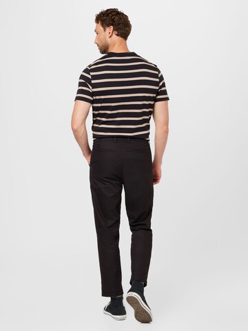 Redefined Rebel Regular Pleat-front trousers 'Kevin' in Black