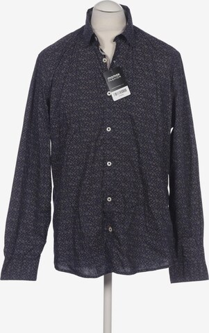 PIONEER Button Up Shirt in L in Blue: front