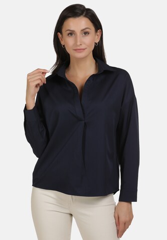 usha BLACK LABEL Blouse in Blue: front