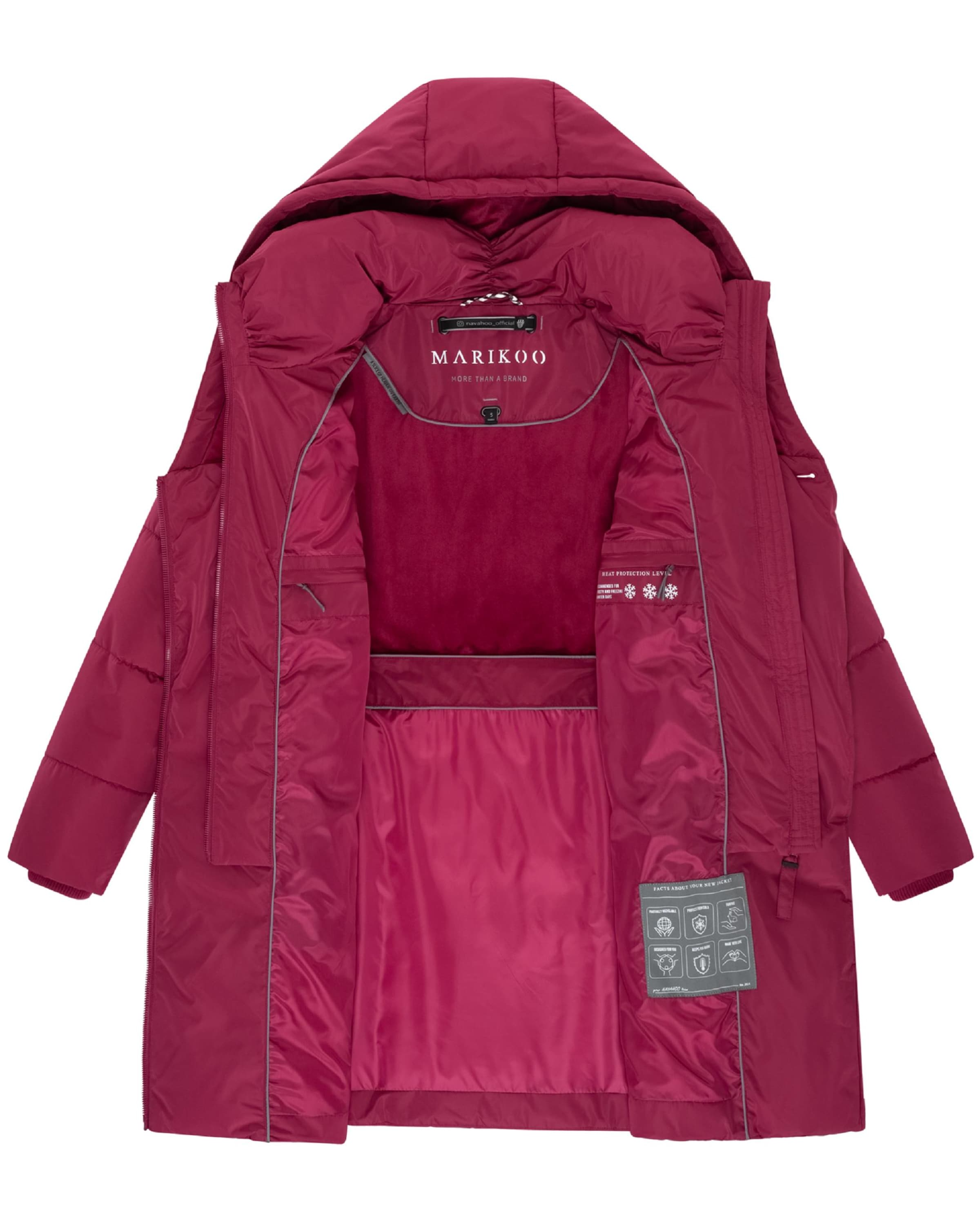 Cappotto invernale 'Virenaa 16' di MARIKOO in rosso