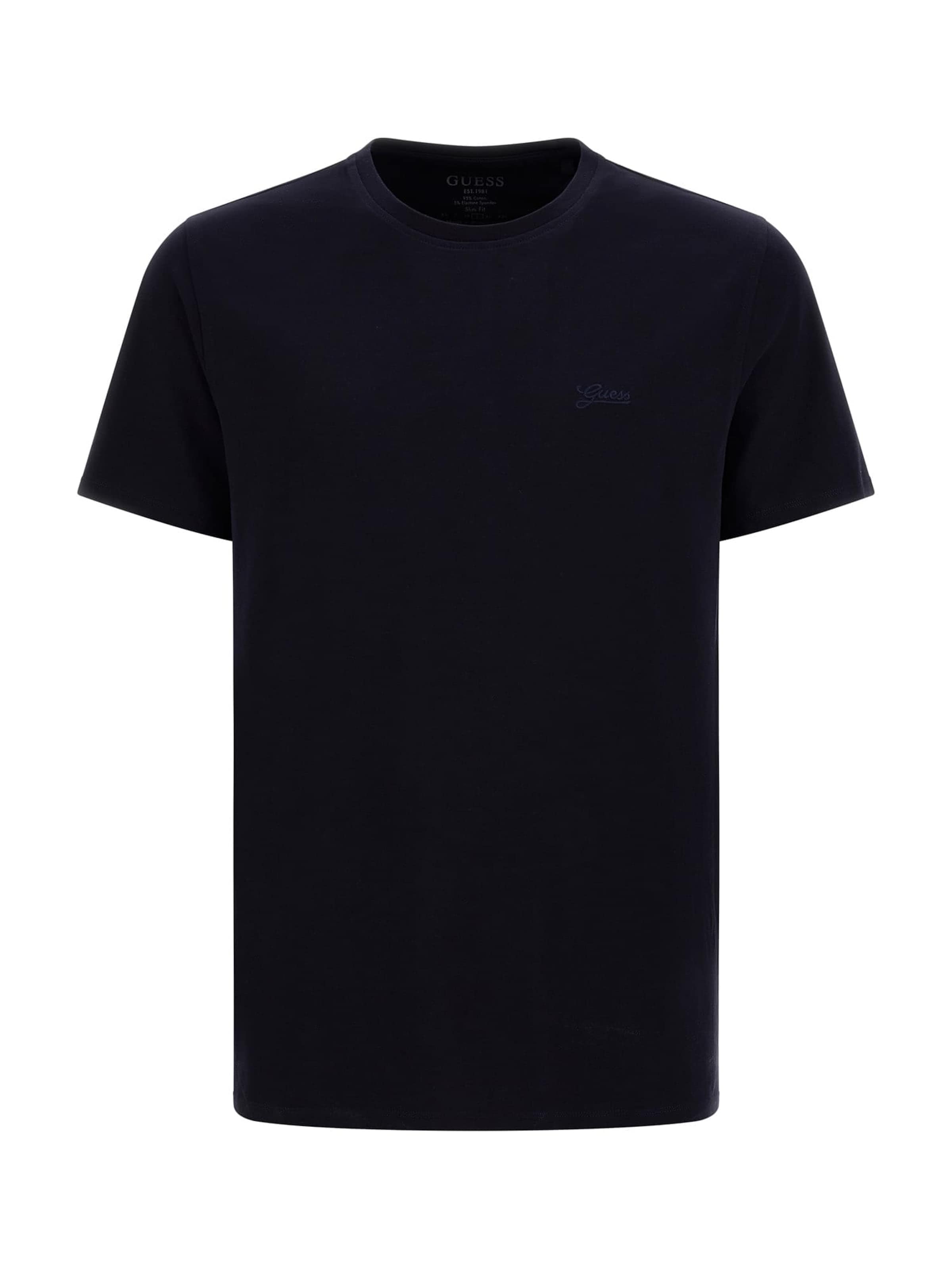 GUESS T-Shirt 'Pima' in Blau: Vorderseite