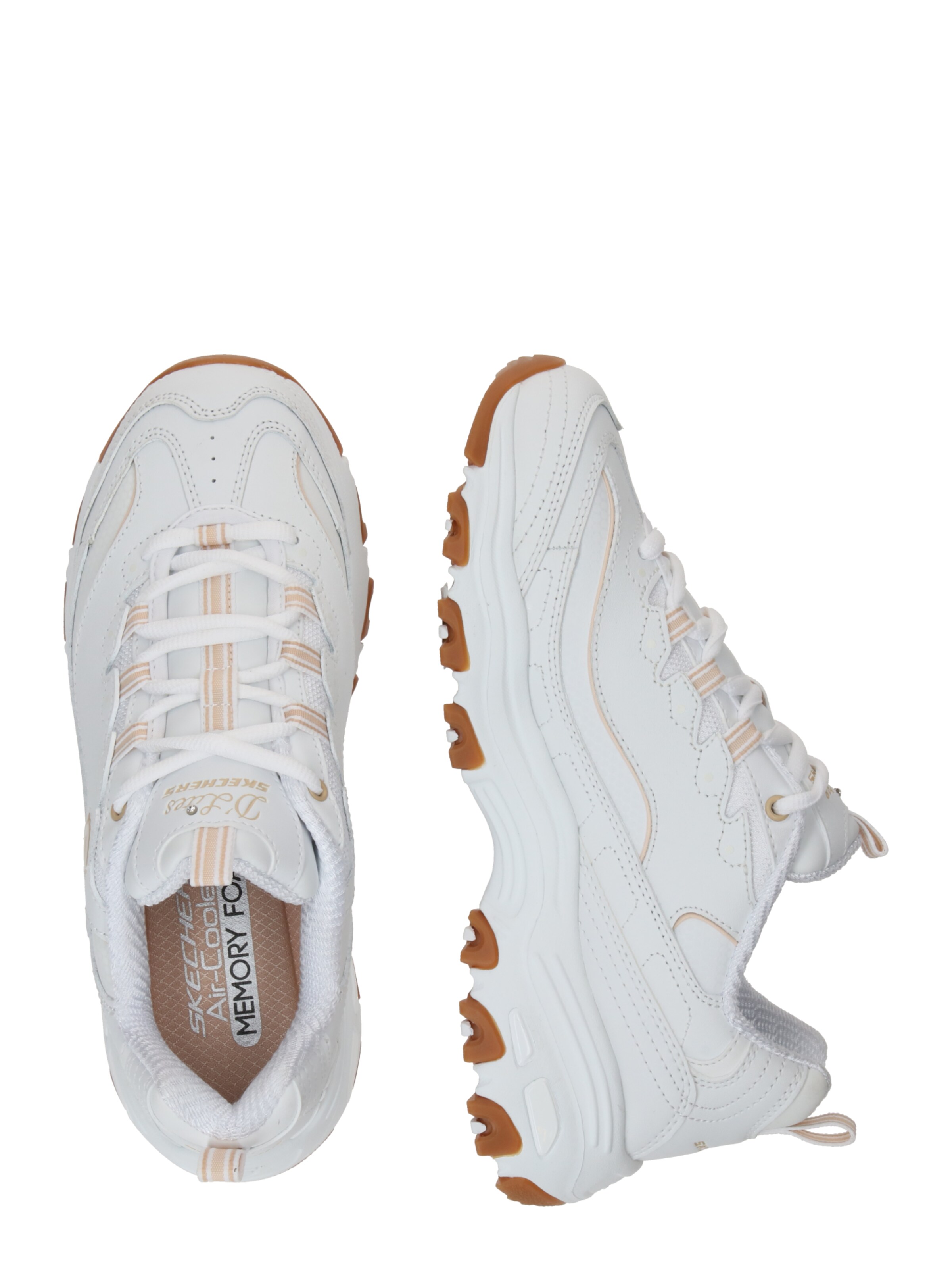 SKECHERS Sneaker low 'D LITES-GOOD NEUTRAL' i hvid