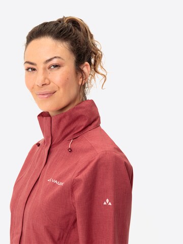 VAUDE Sportjacke 'W Rosemoor J II' in Rot