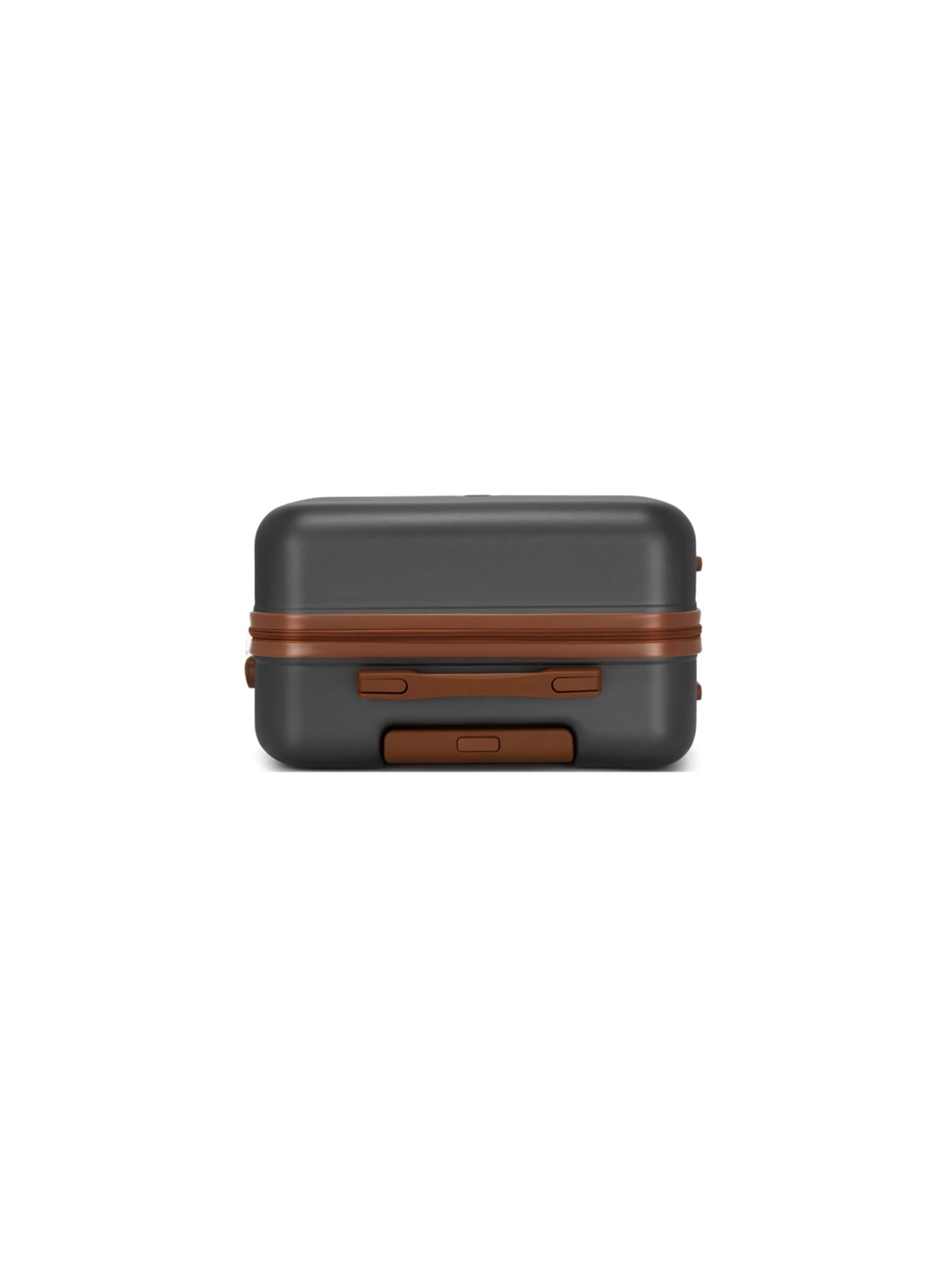 Kono Suitcase '28 Zoll Hartschalen-Trolley aus ABS und PC, Reisekoffer mit den Maßen 50,50 × 29,00 × 76,50 cm für Langreisen' in Brown