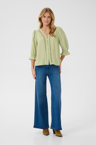 Cream Blouse 'CRBillie' in Green