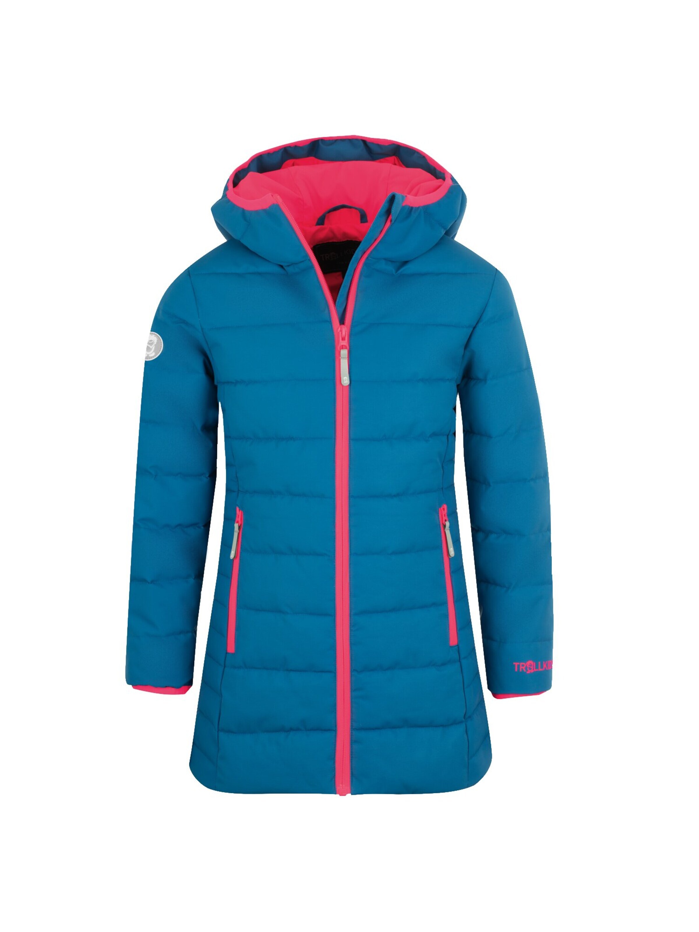 TROLLKIDS Winter Jacket in Blue: front