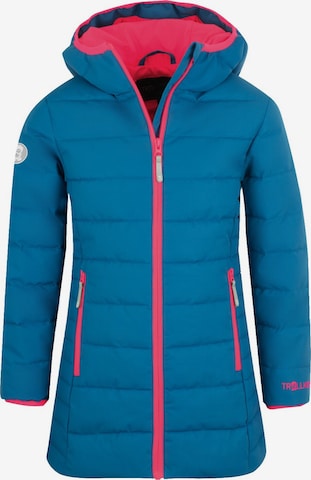 TROLLKIDS Winter Jacket in Blue: front