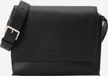 Calvin KleinMessenger torba preko ramena - crna boja: prednji dio
