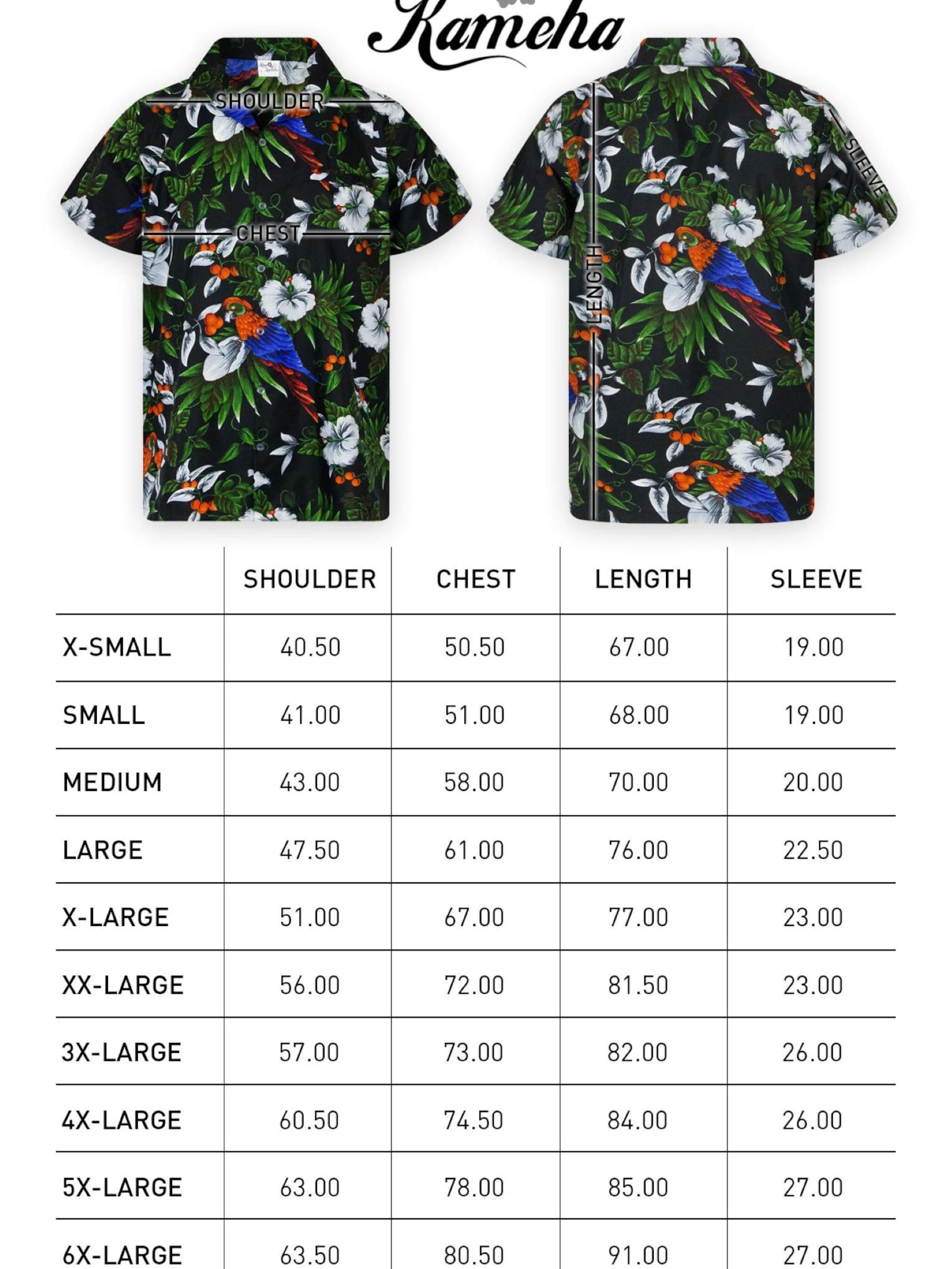 King Kameha Shirt 'Cherryparrot' in Zwart
