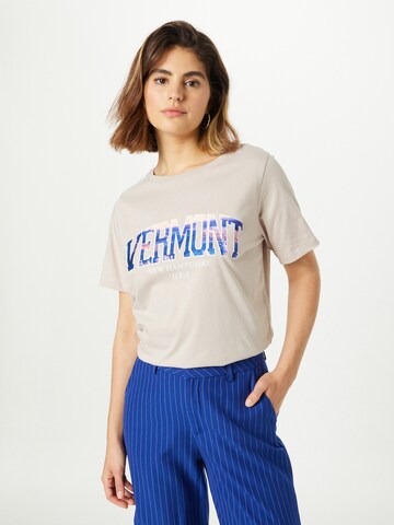 T-shirt 'VERMONT' River Island en beige : devant