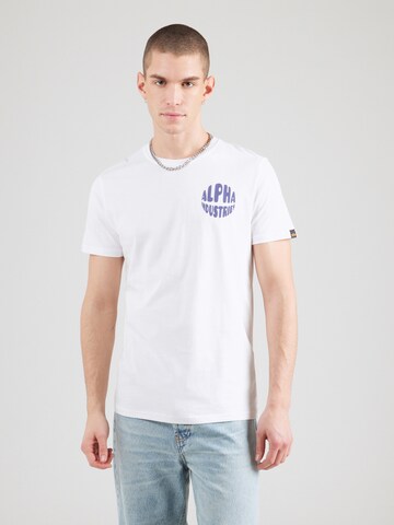 ALPHA INDUSTRIES Bluser & t-shirts i hvid
