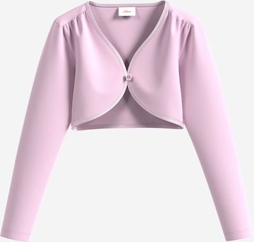 s.Oliver Knit Cardigan in Pink: front