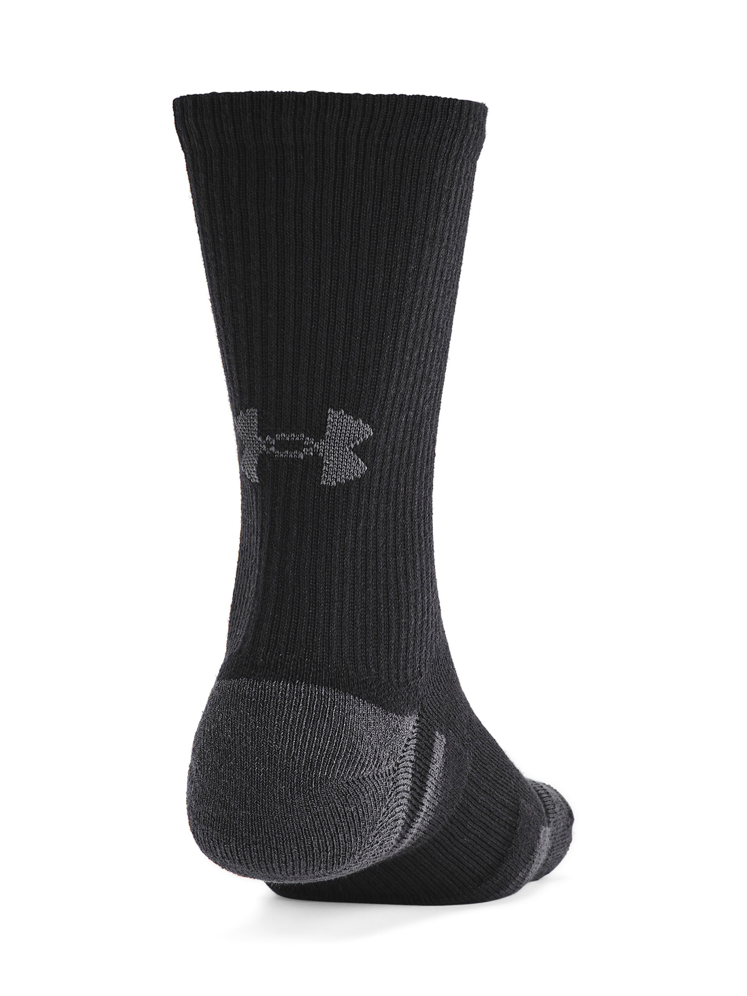 UNDER ARMOUR Athletic Socks in Black