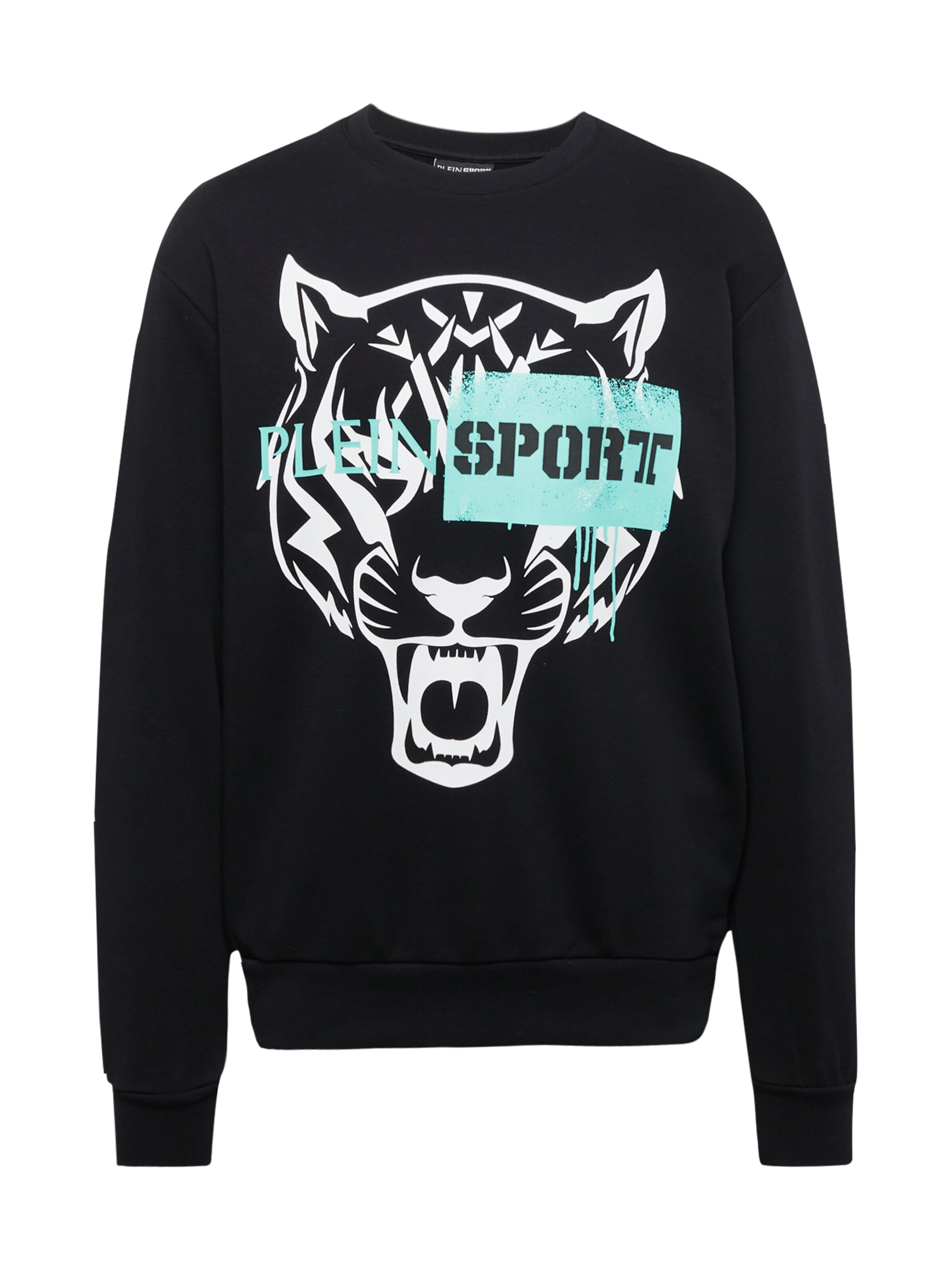 Plein Sport Sweatshirt in Black: front