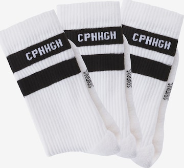 Copenhagen Studios Sportsocken in Weiß: Vorderseite