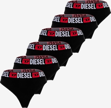 DIESEL - Tanga en negro: frente