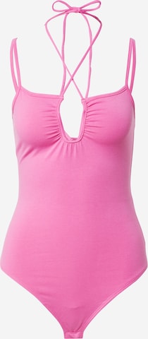 Gina Tricot Shirtbody 'Taryn' i pink: forside