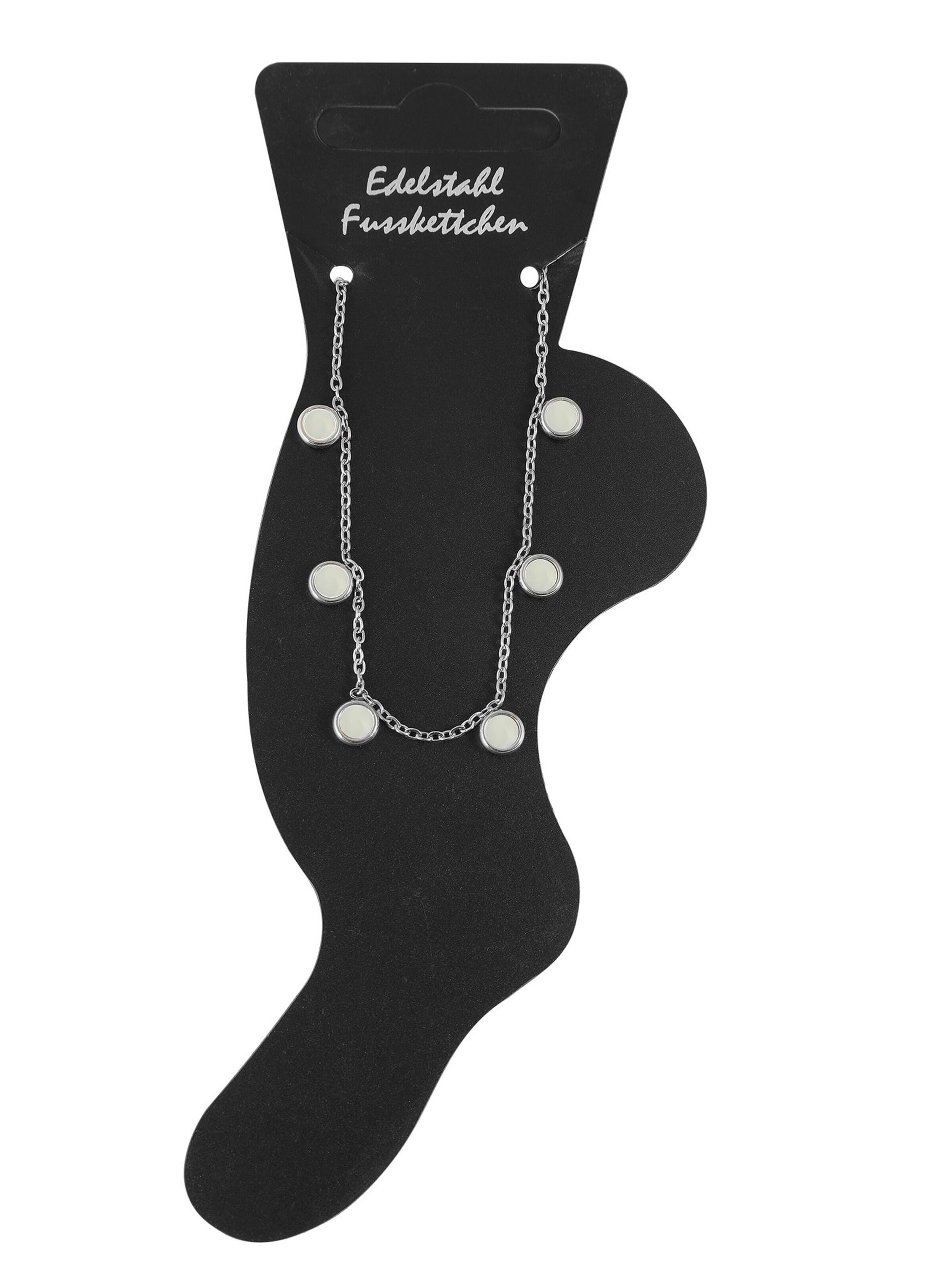 Akzent Foot Jewelry 'Dar, langlebig' in Silver: front