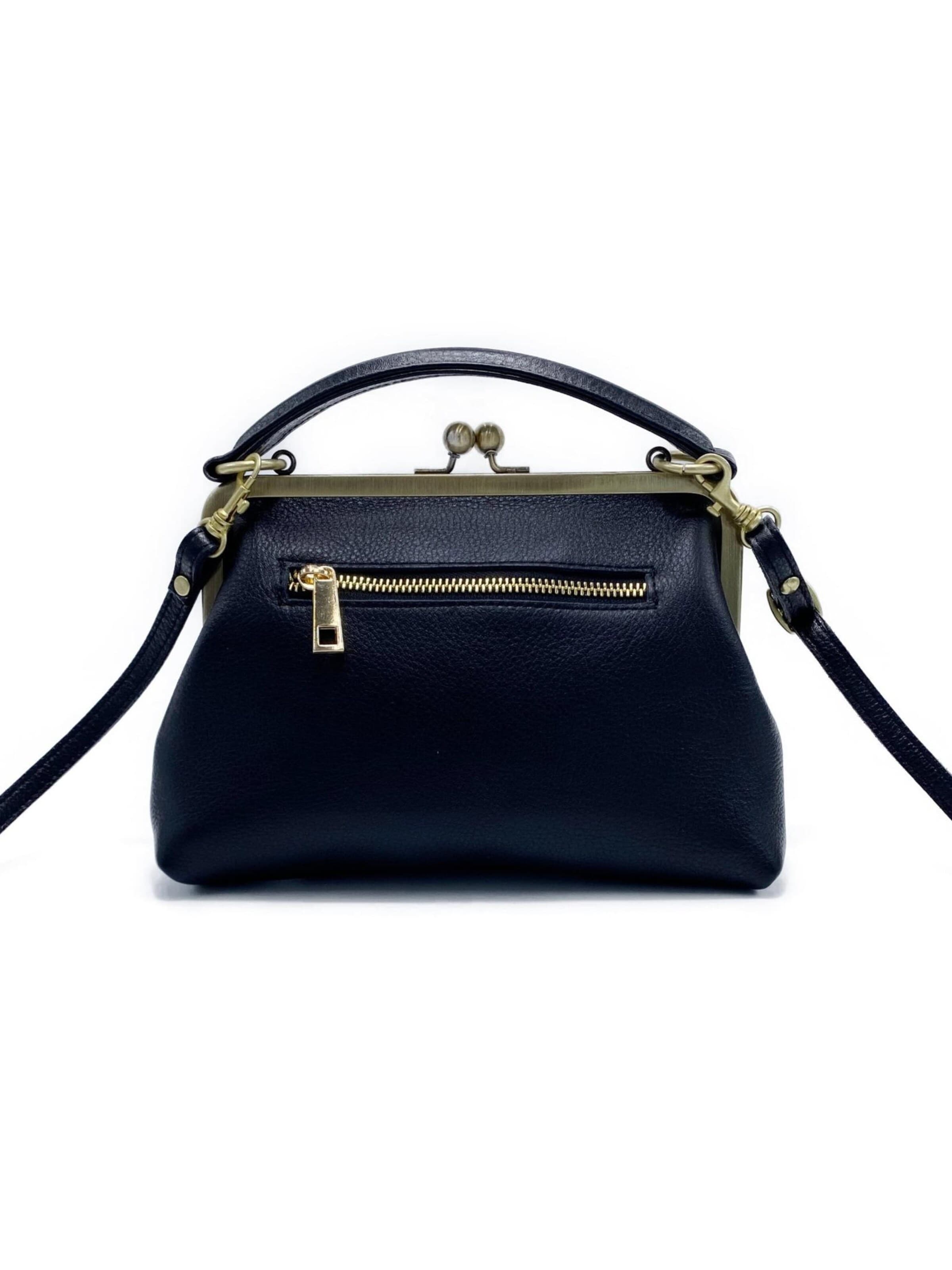 Sacs à main 'Kleine Olive – Leder Handtasche & Umhängetasche' Taschenkinder en noir