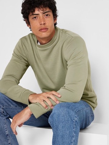 SELECTED HOMME Sweatshirt in Groen