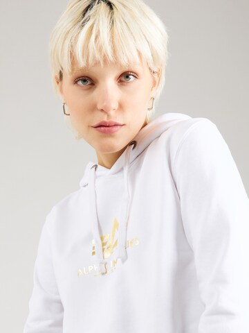 ALPHA INDUSTRIES Sweatshirt in Wit