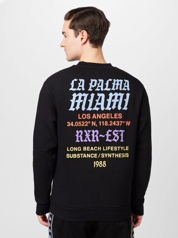 River Island Sweatshirt 'MIAMI' in Schwarz