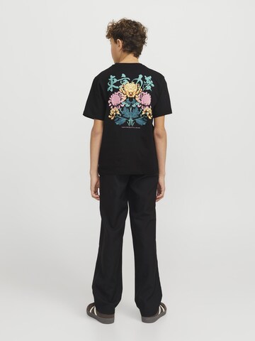 T-Shirt 'Gedruckt' Jack & Jones Junior en noir