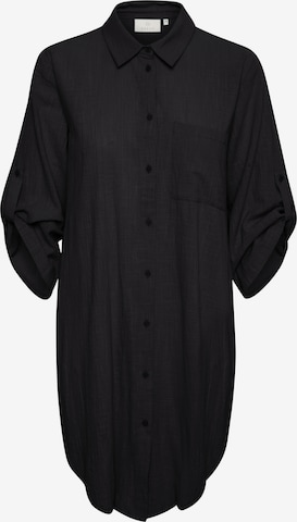 Robe-chemise Kaffe en noir : devant