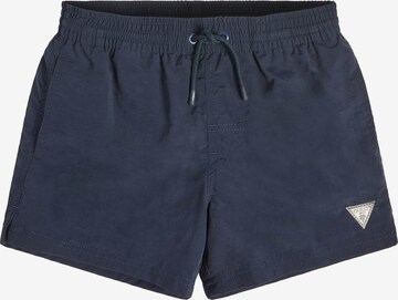 GUESS Swimming shorts in Blue: front