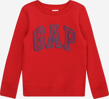GAP Sweatshirt 'HERITAGE' i rød: forside