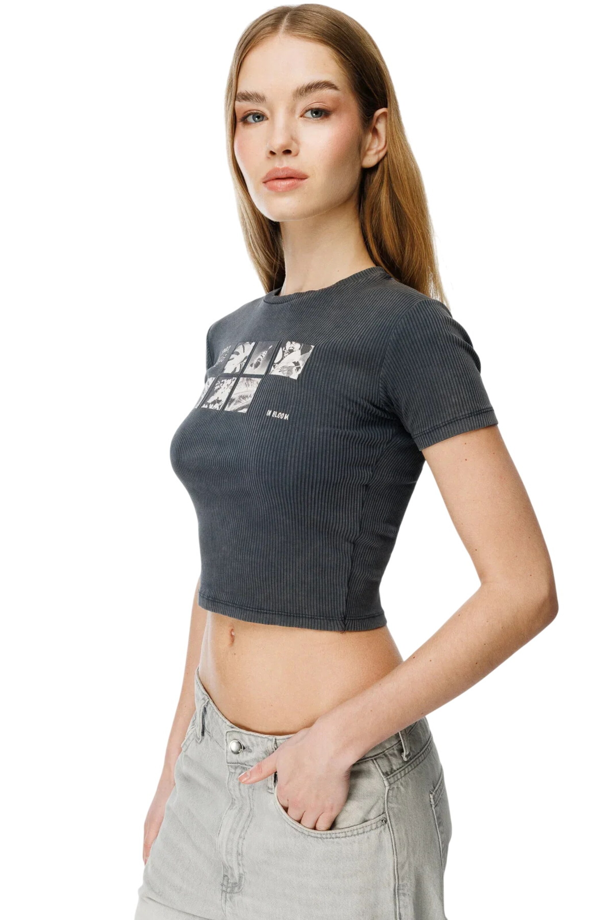 Alexa Dash Shirt in Grijs
