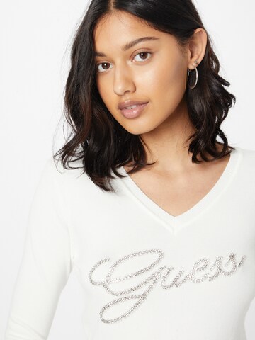 GUESS Pullover 'LAURE' in Weiß