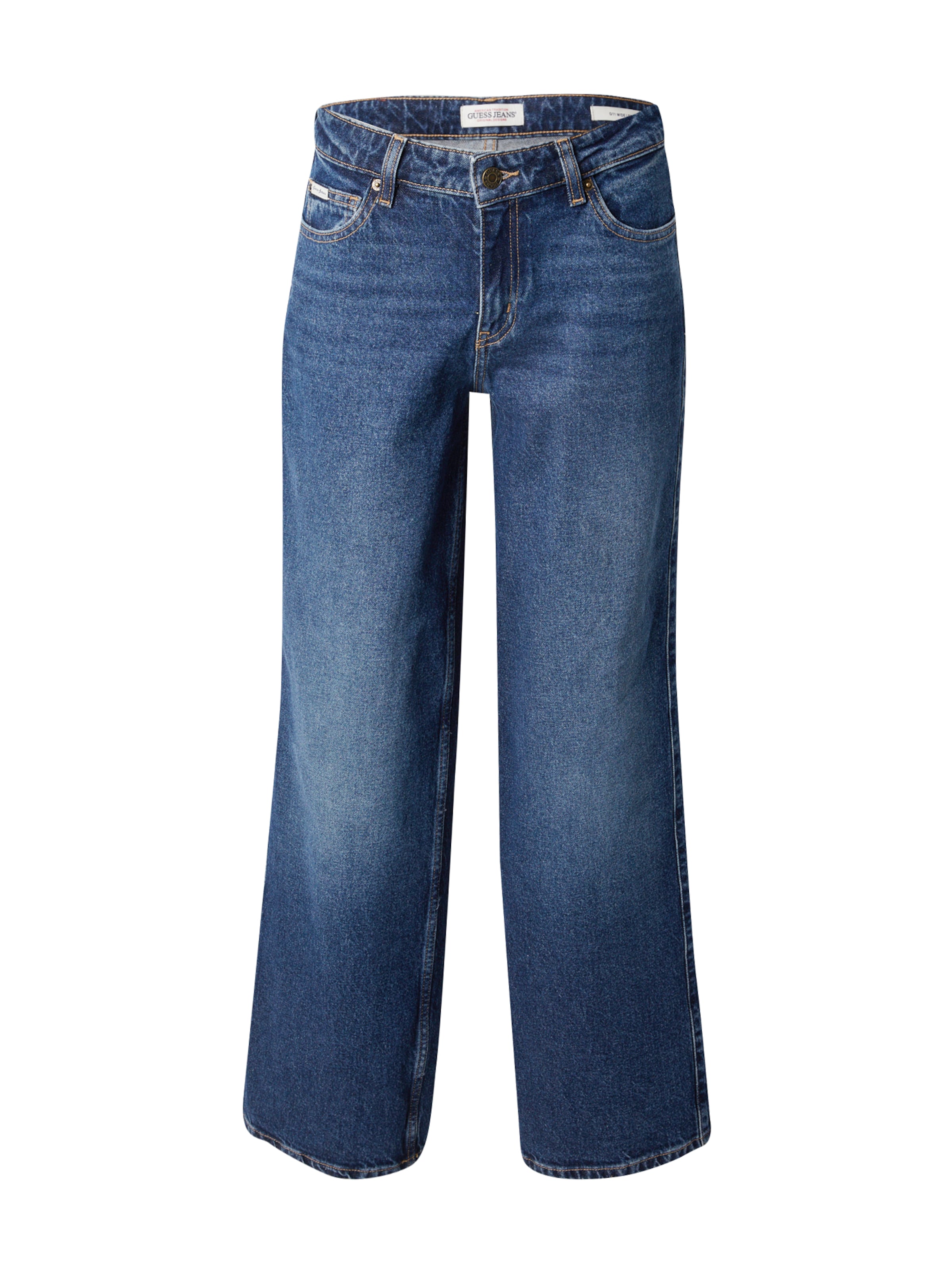 GUESS JEANS Wide leg Jeans in Blue: front