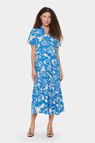 Robe 'Eda' SAINT TROPEZ en bleu : devant