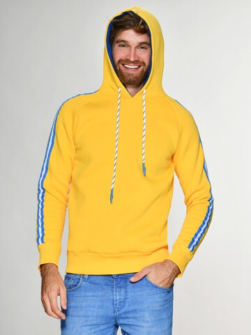TOP GUN Sweatshirt 'Tender' in Yellow: front