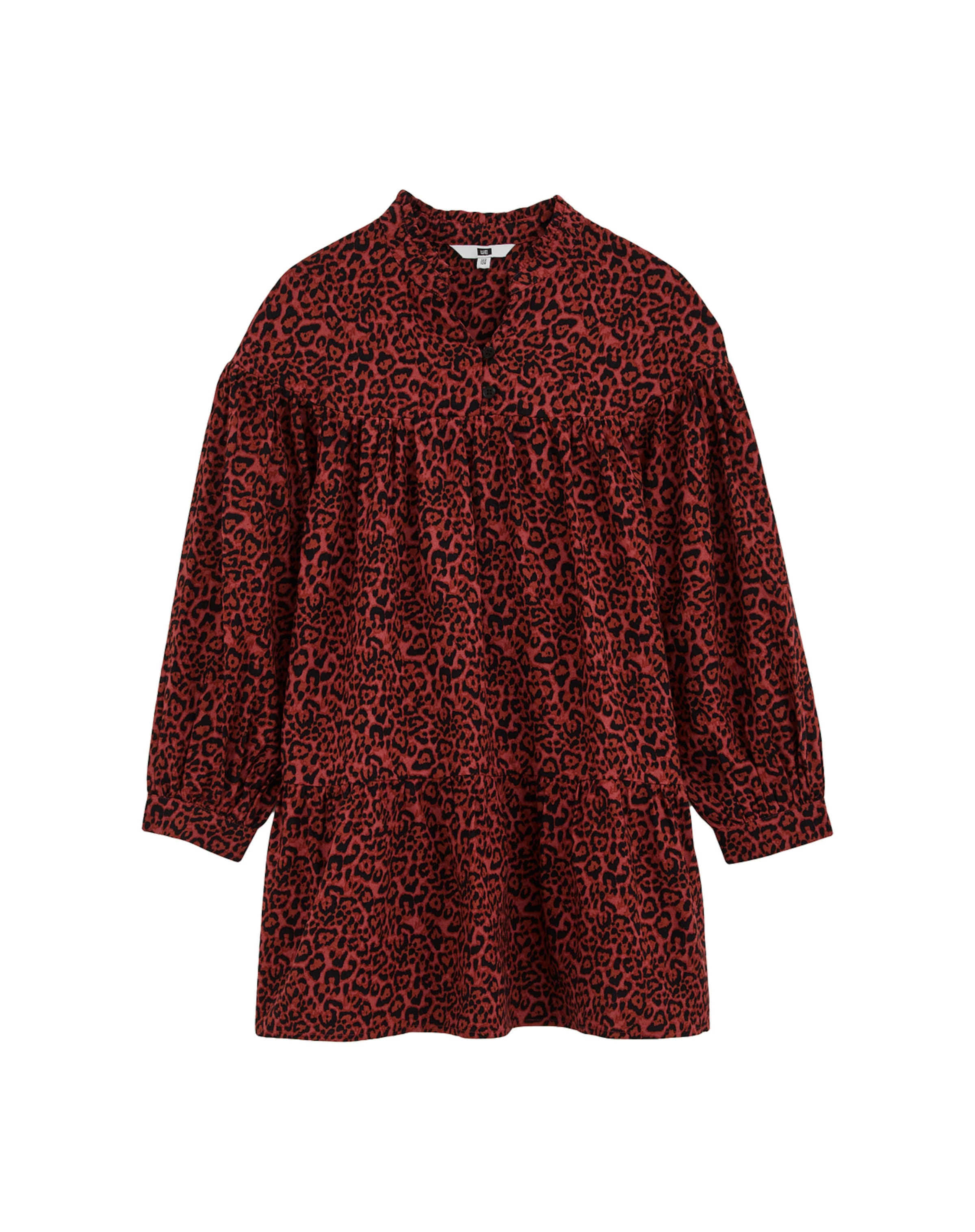 WE Fashion Klänning i röd: framsida