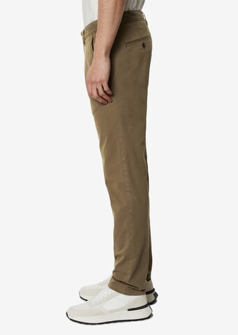 Marc O'Polo Regular Chino trousers 'Stig' in Brown
