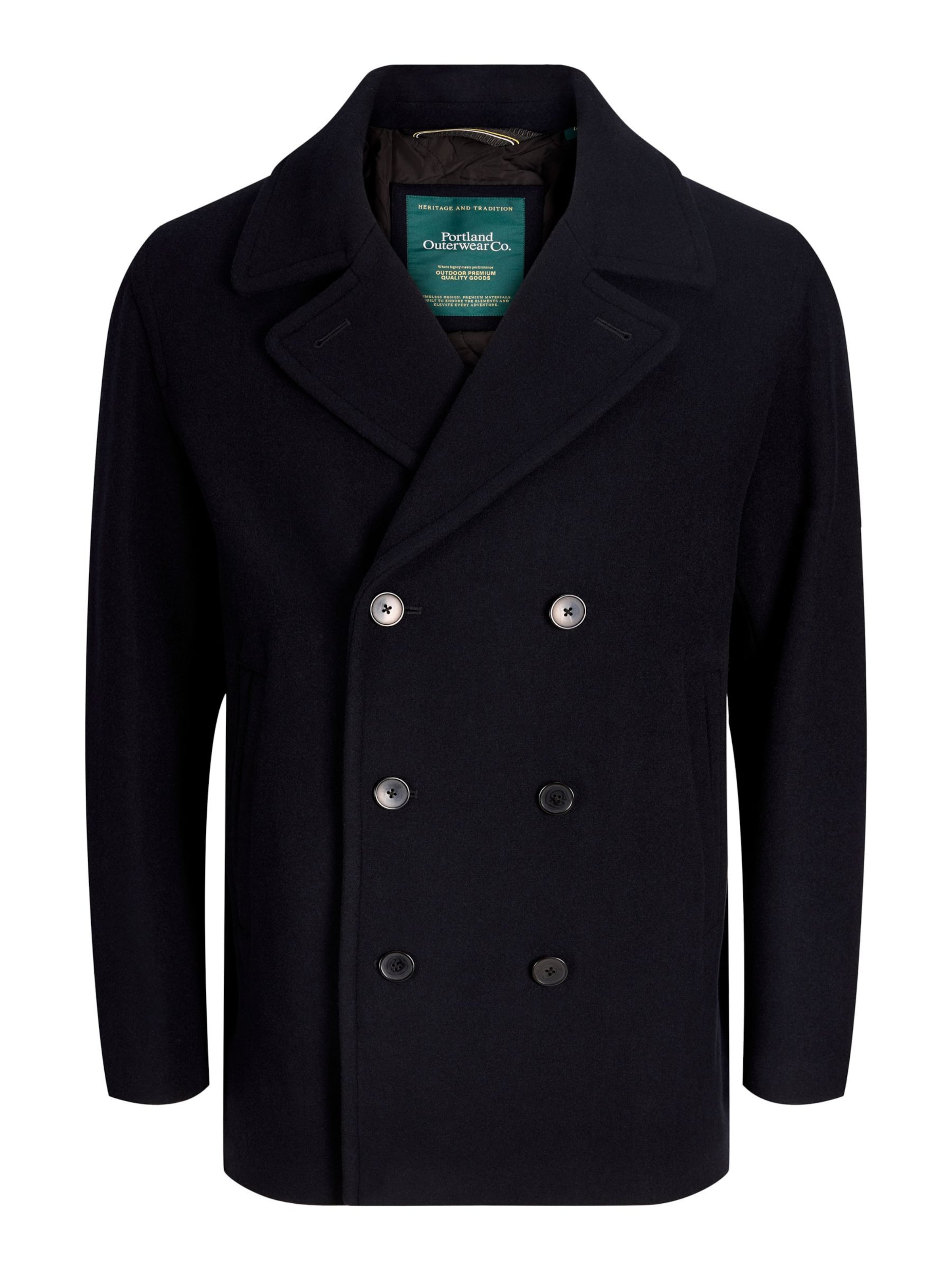 Portland Outerwear Company Overgangsfrakke i sort: forside