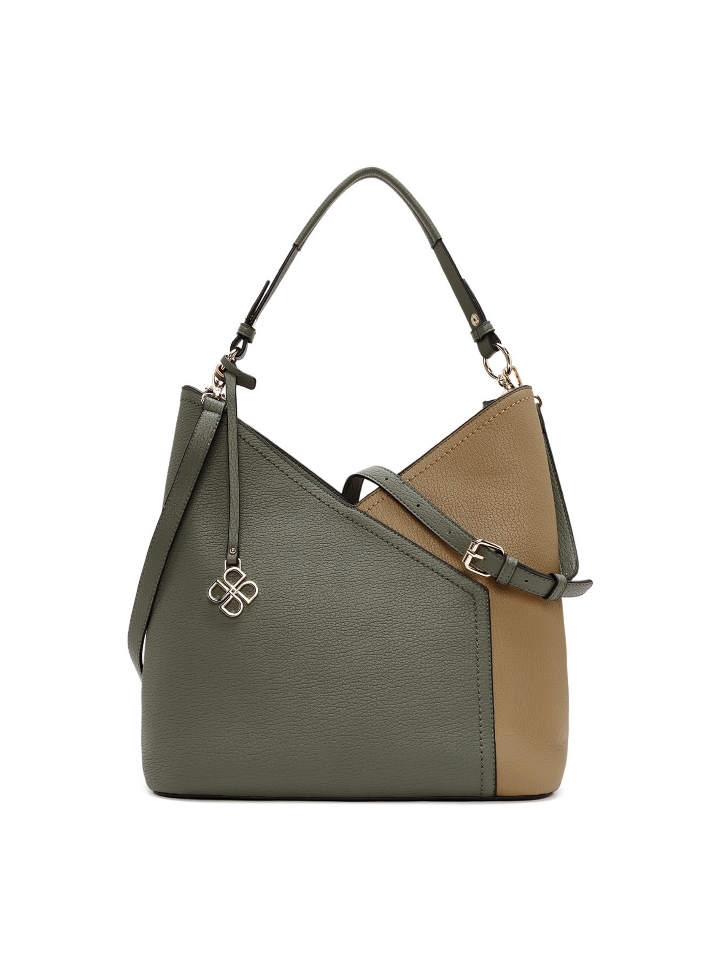 Derimod Shoulder Bag in Green: front